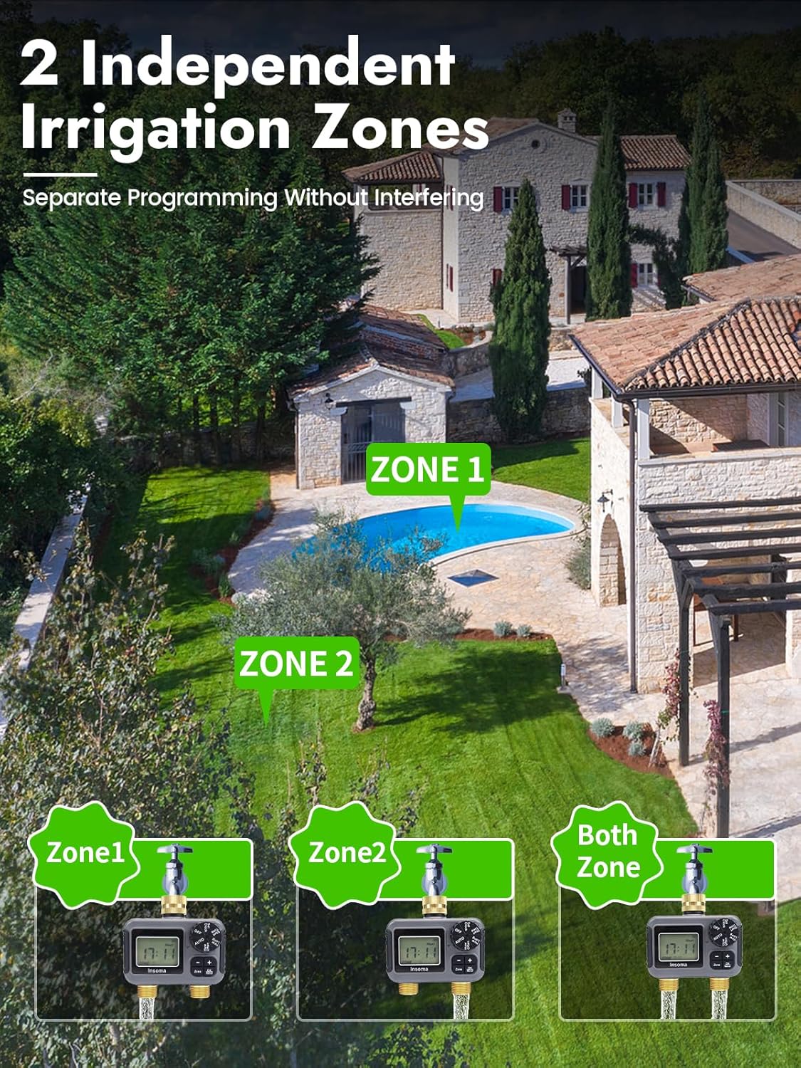 Sistema de irrigação inteligen - Timer Dual Outlet avaliação e preço