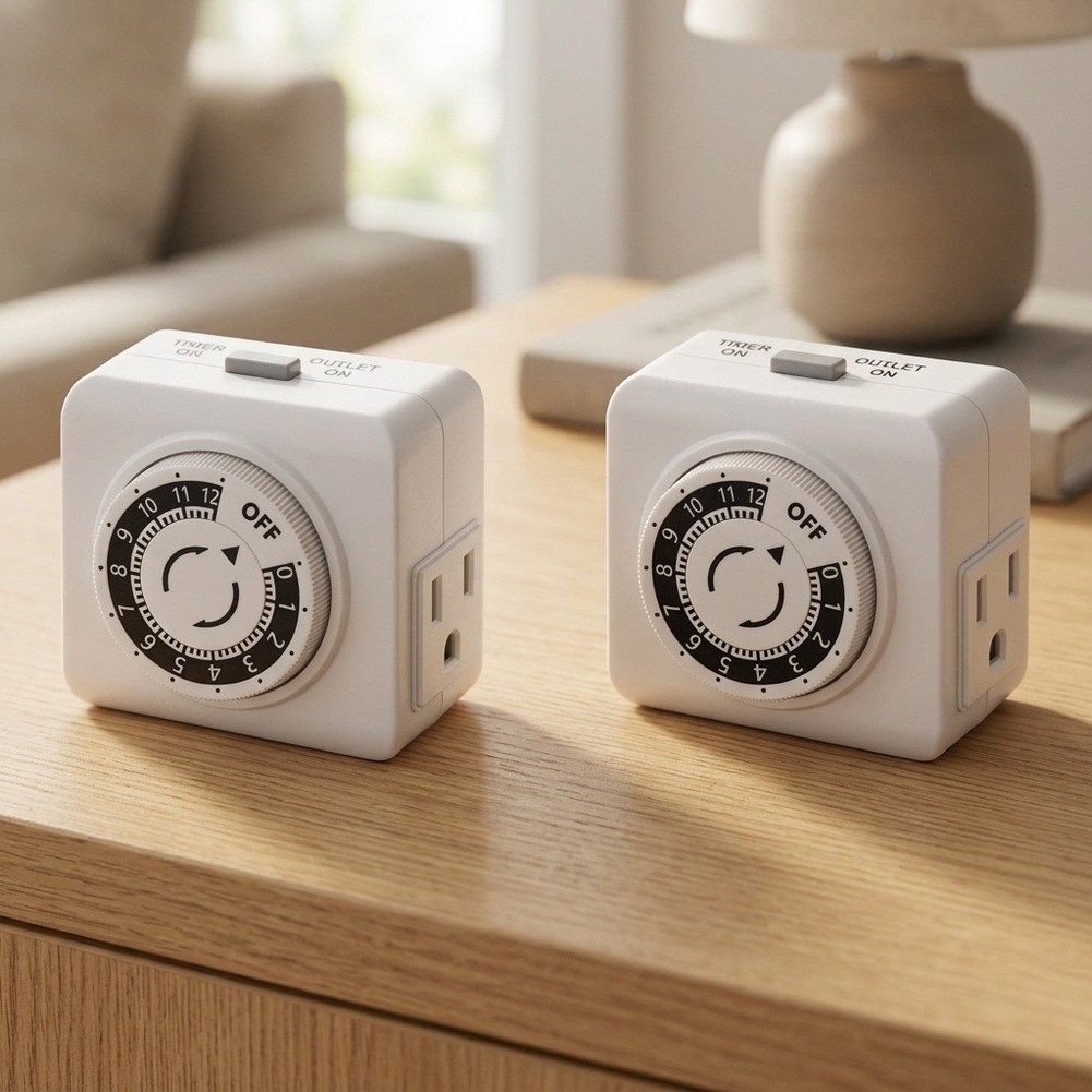 Pacote com 2 tomadas programáv - Timer Dual Outlet avaliação e preço