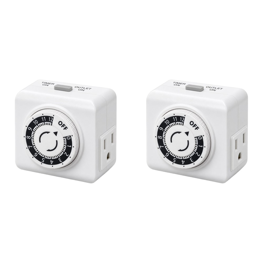 Pacote com 2 tomadas programáv - Timer Dual Outlet avaliação e preço