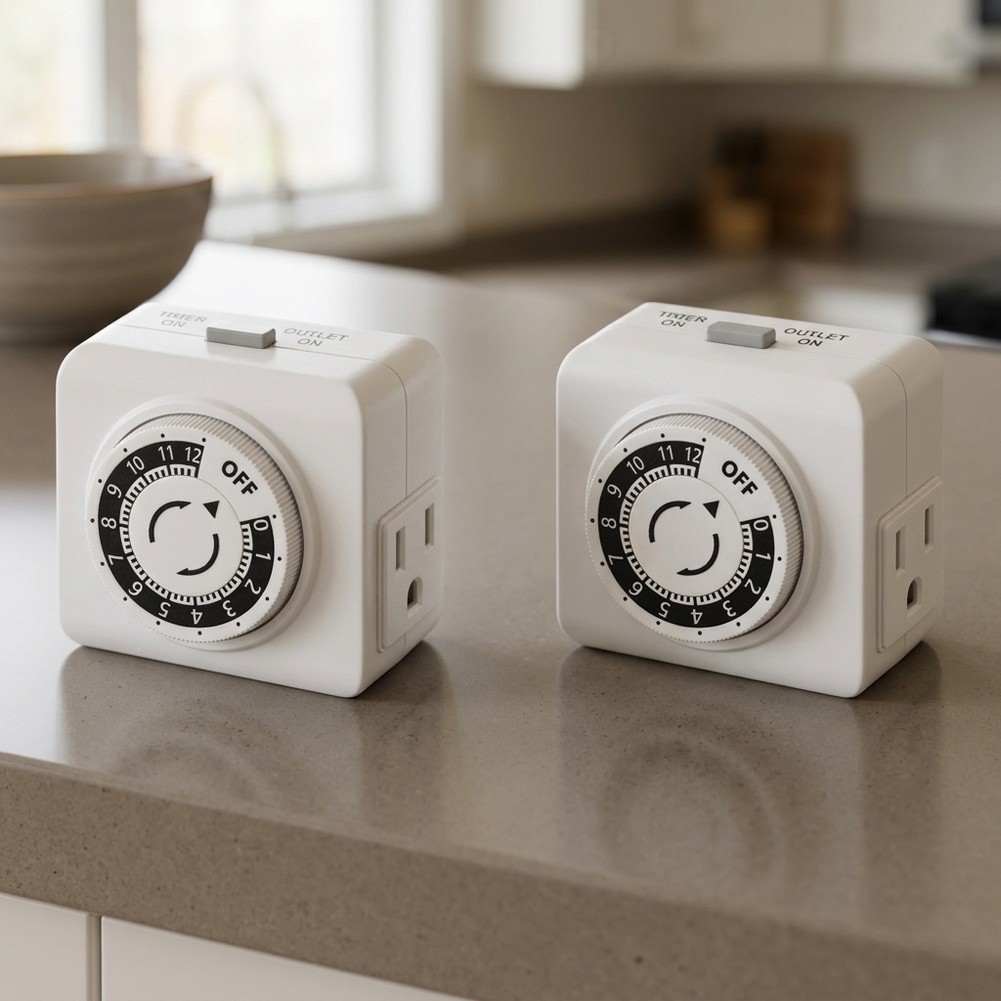 Pacote com 2 tomadas programáv - Timer Dual Outlet avaliação e preço