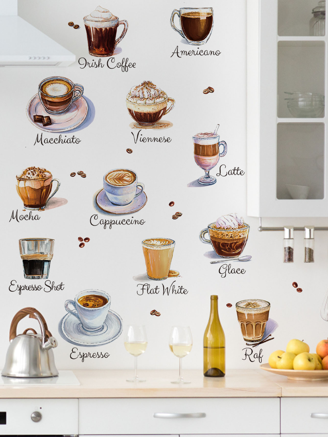 Adesivos de Parede para Copos  - Pvc Panel Background avaliação e preço