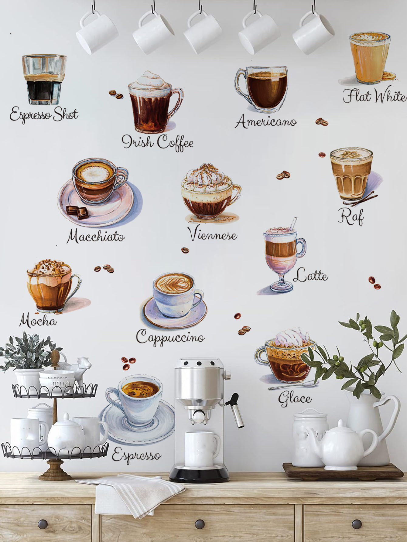 Adesivos de Parede para Copos  - Pvc Panel Background avaliação e preço